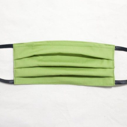 Mascherina cover in cotone verde